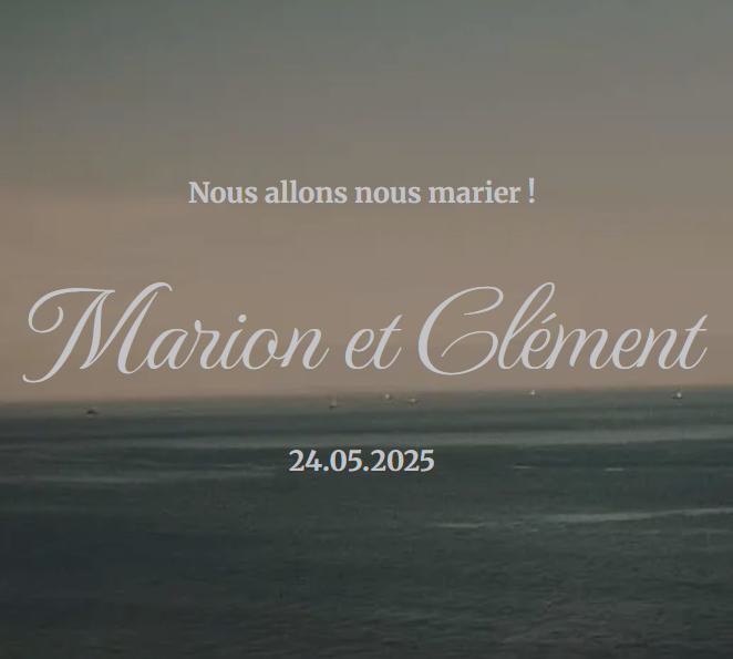 Projet mariageM&C